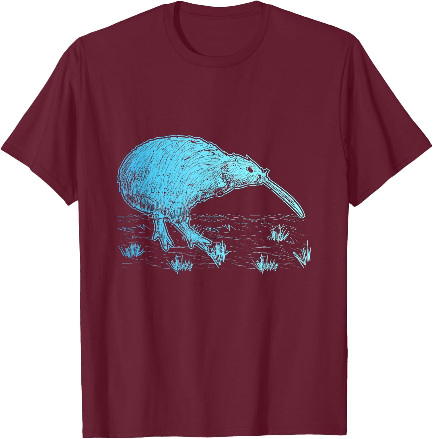 Kiwi Bird Shirt Gift T-Shirt - T-Shirt | Maroon