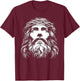 Face of Jesus Catholic T-Shirt - T-Shirt | Maroon