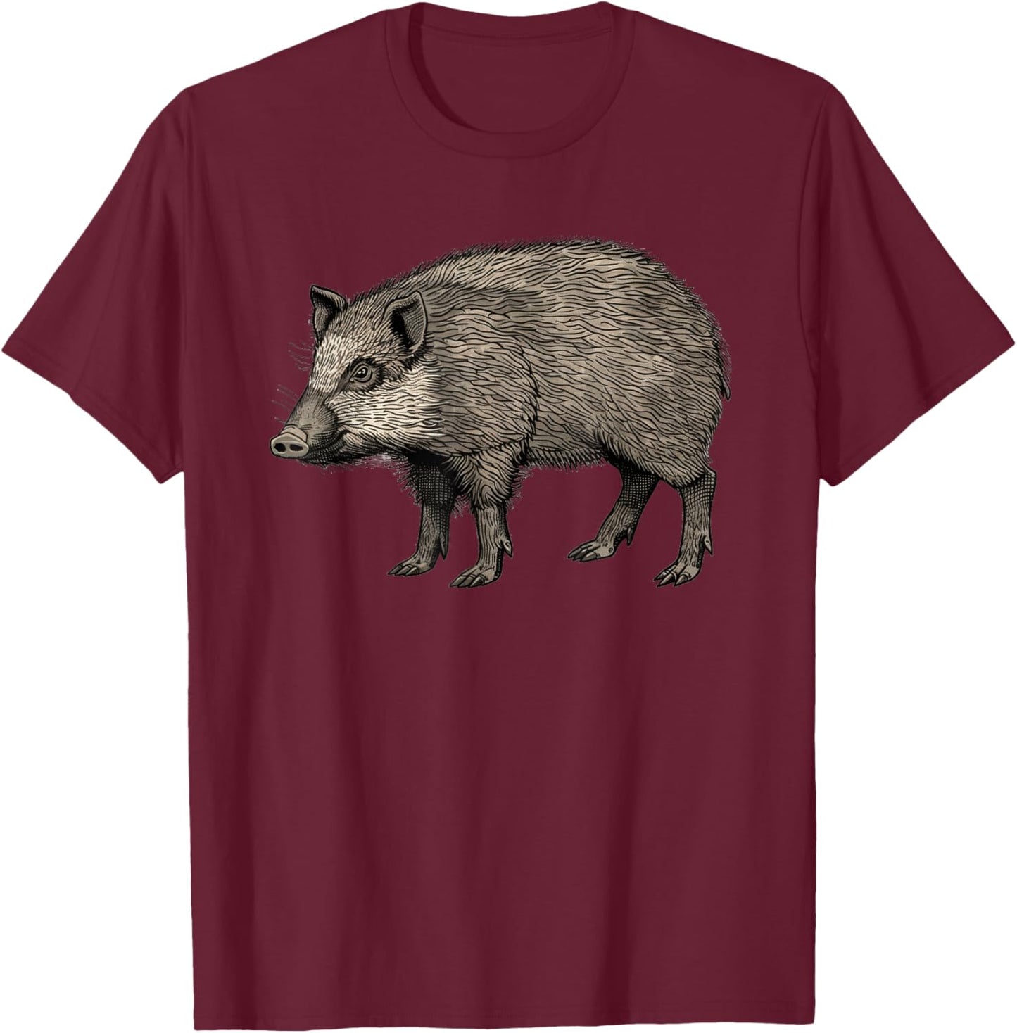 Javelina Retro Vintage T-Shirt - T-Shirt | Maroon