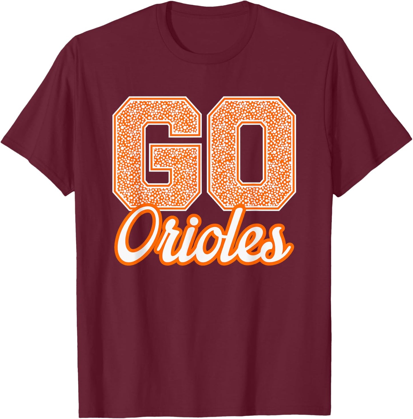 Ludington Orioles GO! School Pride T-Shirt - T-Shirt | Maroon