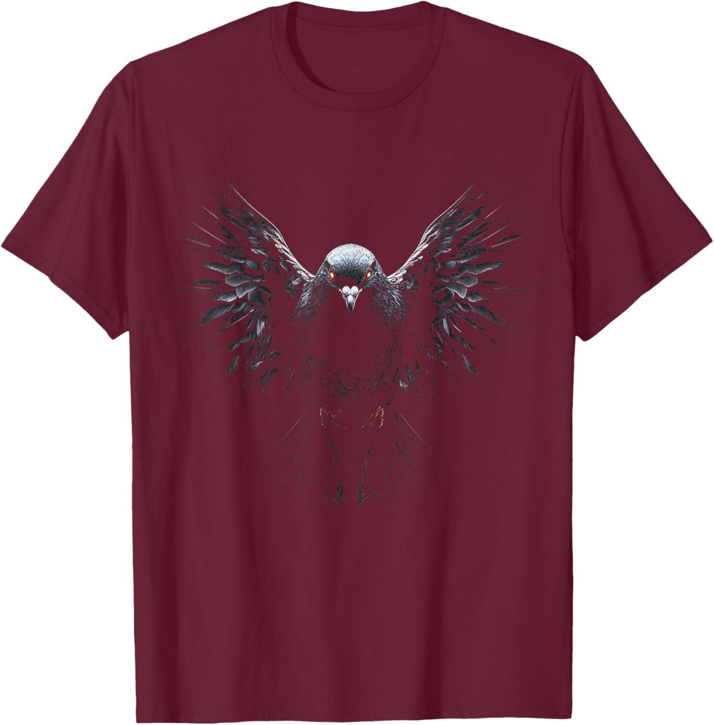 Illustration graphique de colombe - Motif colombe T-Shirt - T-Shirt | Maroon