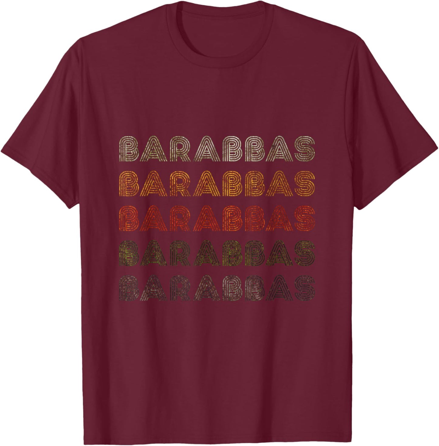 Love Heart Barabbas Grunge Vintage Style Black Barabbas T-Shirt - T-Shirt | Maroon