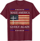 Make America divine again T-Shirt - T-Shirt | Maroon