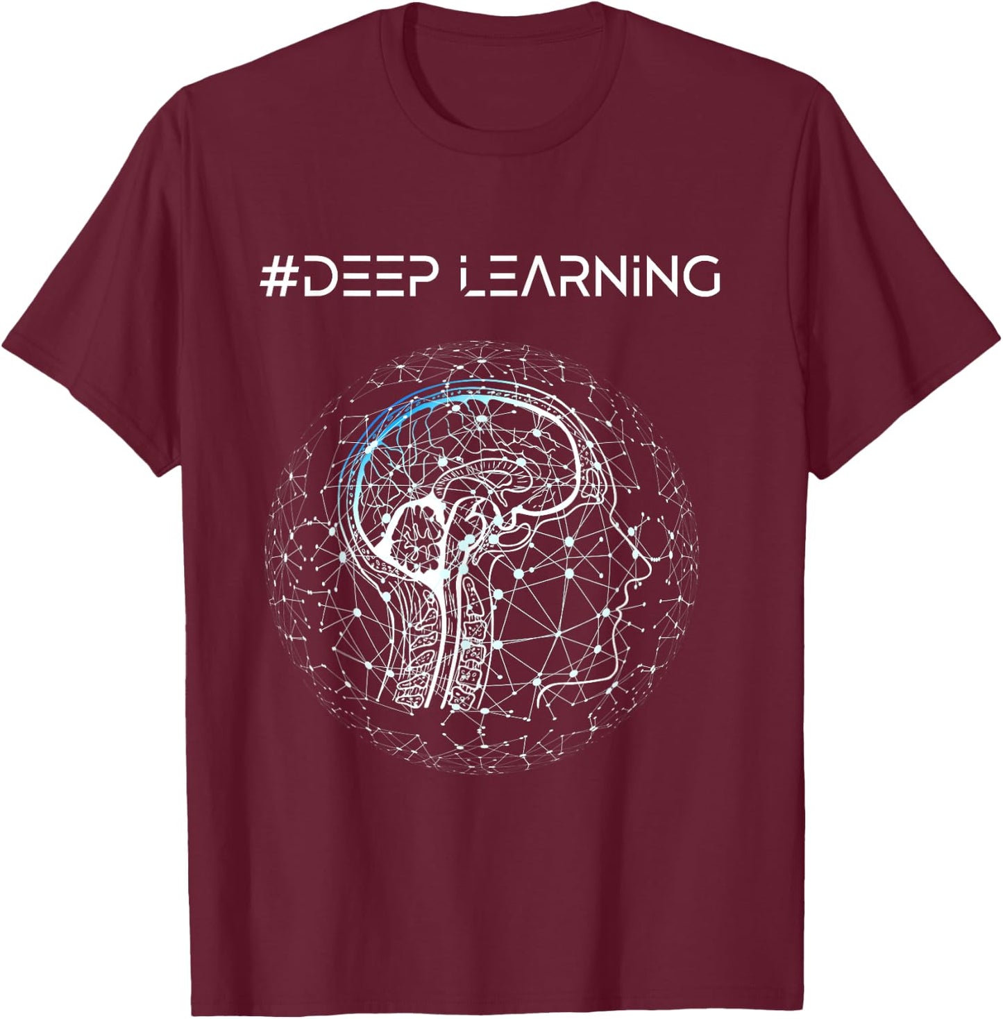 Deep Learning Data Science Machine Learning AI T-Shirt - T-Shirt | Maroon