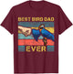 Parrot Dad Funny Parrot Enthusiast Birds Lover Father T-Shirt - T-Shirt | Maroon