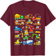 Kids Diggers Excavators Toddler Boys T-Shirt - T-Shirt | Maroon