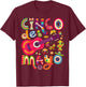 Cinco de Mayo , Mexican Taco Guitar Fiesta Cinco de Mayo T-Shirt - T-Shirt | Maroon