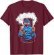 Graffiti Spray Paint Street Art Drawing Artist T-Shirt - T-Shirt | Maroon