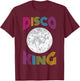 70s Seventies Disco King Halloween Costume Nostalgia T-Shirt - T-Shirt | Maroon
