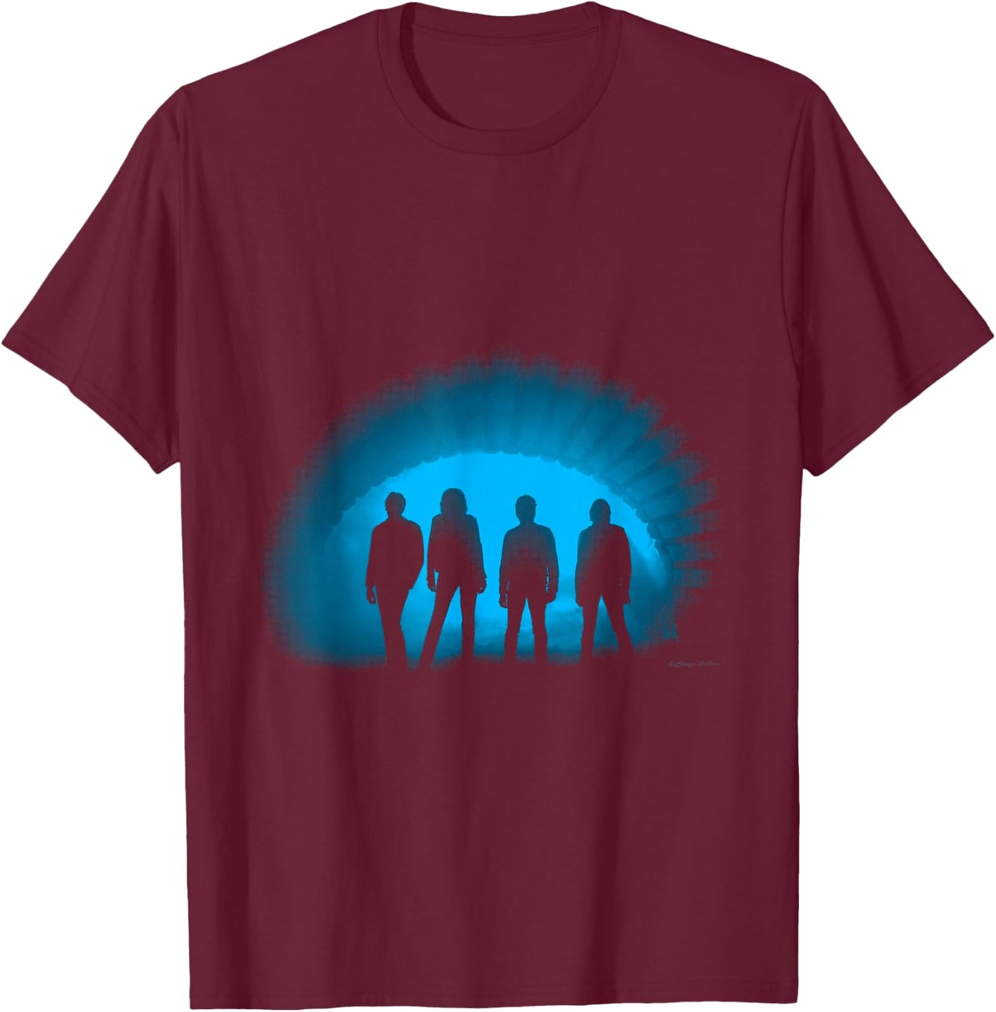 The Ramones Too Tough To Die Album Art By George DuBose T-Shirt - T-Shirt | Maroon