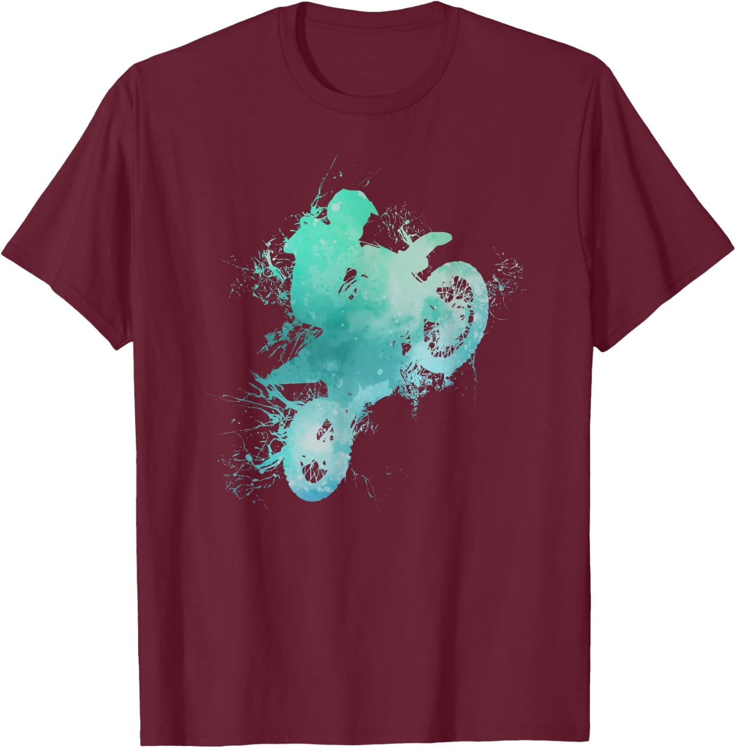 Dirt Bike Riding - MX Motocross Supercross T-Shirt - T-Shirt | Maroon