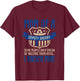 Blue Thin Line Police Support Proud Mom Of A Deputy Sheriff T-Shirt - T-Shirt | Maroon