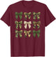 Camouflage Old Camo Bow Cute Country Hunting Women Girl T-Shirt - T-Shirt | Maroon