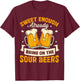 Sour Beer Craft Drinking Design for a Sour Beer Lover T-Shirt - T-Shirt | Maroon