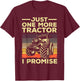 Cool Tractor Art Women Farming Truck Farmer Tractors T-Shirt - T-Shirt | Maroon