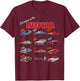 1969 72 63 64 65 66 67 68 70 71 73 74 chevys nova Evolution T-Shirt - T-Shirt | Maroon