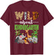 Wild About Kindergarten Teacher Student Zoo Safari T-Shirt - T-Shirt | Maroon