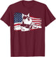 Schnauzer Medium Schnauzer and Standard Schnauzer T-Shirt - T-Shirt | Maroon