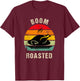 Family Dinner Thanksgiving Turkey Lover Apparel Boom Roasted Funny Thanksgiving 2024 Turkey Family Dinner T-Shirt - T-Shirt | Maroon