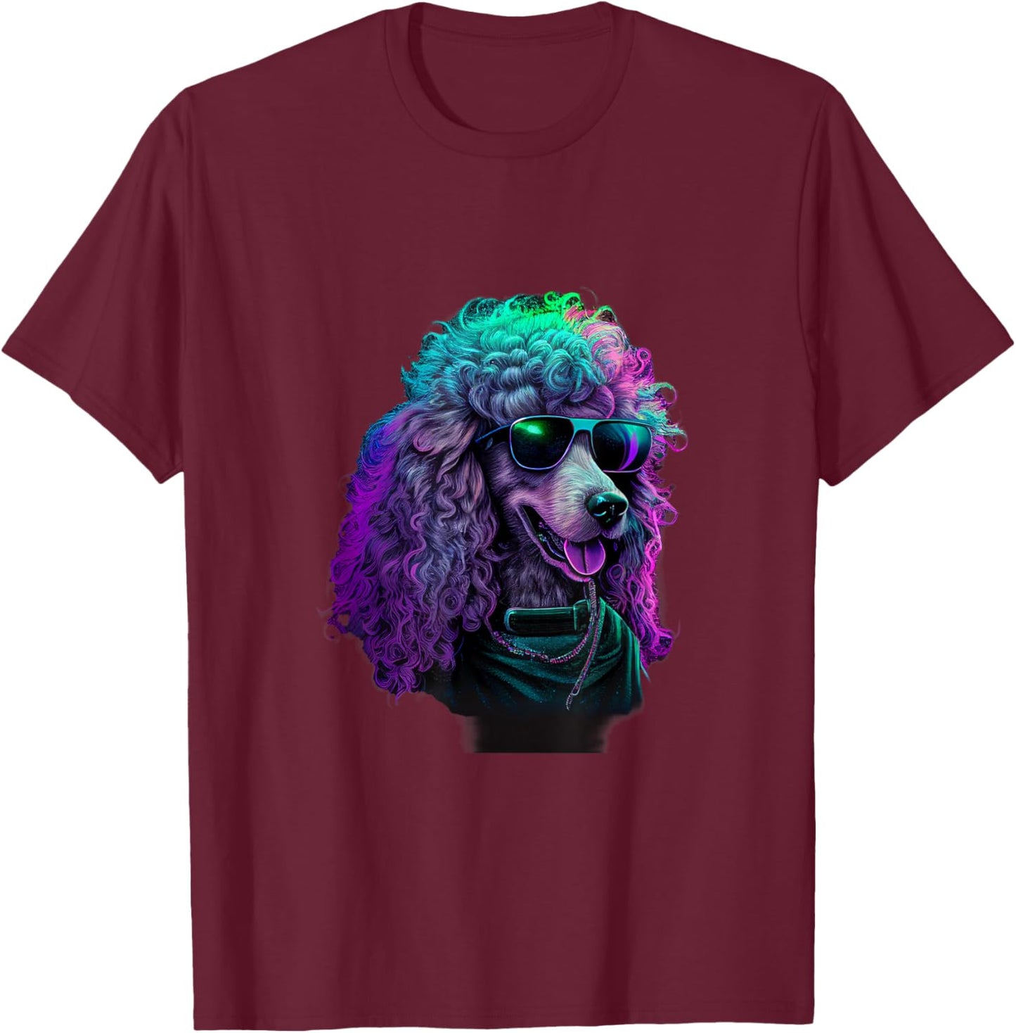 Standard Poodle Dogs Standard Poodles T-Shirt - T-Shirt | Maroon