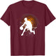 Basketball Player Basketball Kids Streetball T-Shirt - T-Shirt | Maroon
