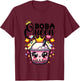 Boba Queen for Teen Girls Boba Bubble Tea Kawaii Japanese T-Shirt - T-Shirt | Maroon