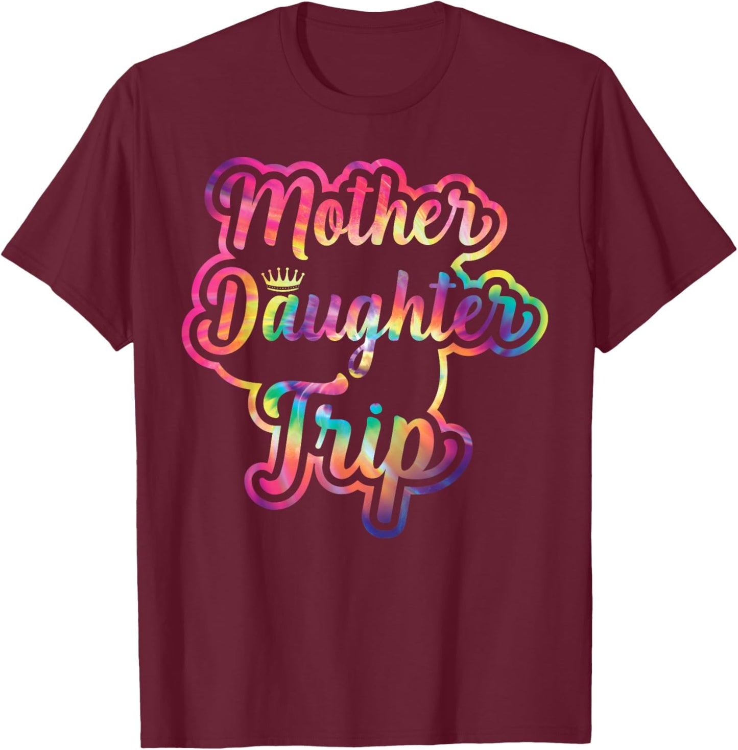 Mutter Tochter Reise T-Shirt - T-Shirt | Maroon