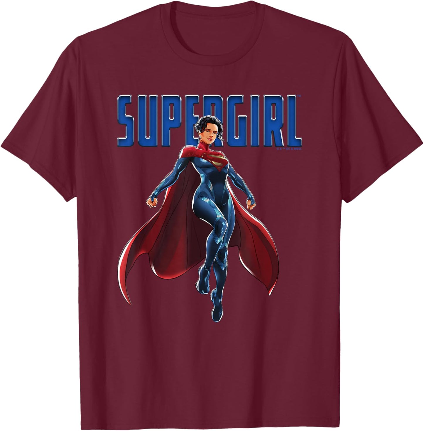 The Flash Movie Supergirl T-Shirt - T-Shirt | Maroon