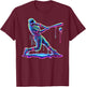Ice Cream Drip Baseball Bat Baseball Player T-Shirt - T-Shirt | Maroon