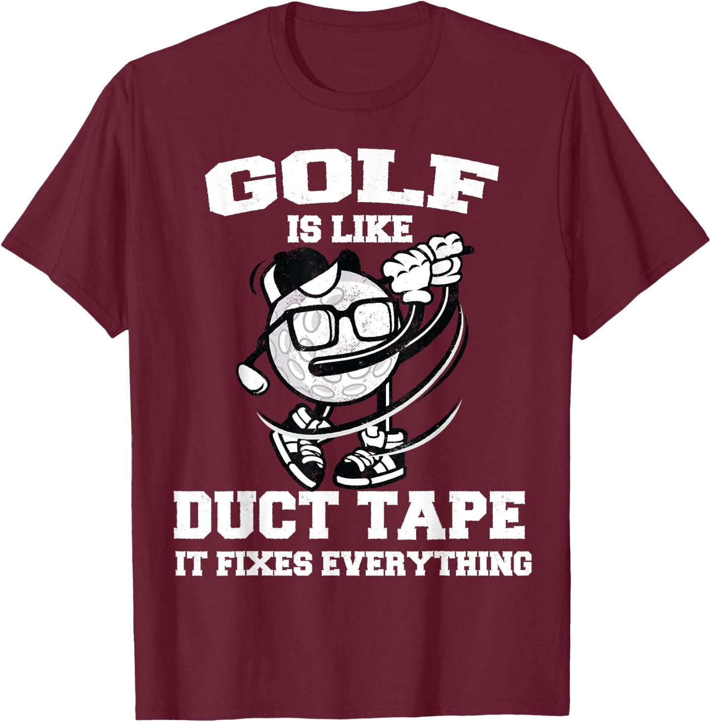 Funny Golfing Saying Shirt for Boys, Men and Kids T-Shirt - T-Shirt | Maroon