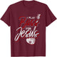 Jesus Bassist Christian Bass Player Bass Guitar T-Shirt - T-Shirt | Maroon