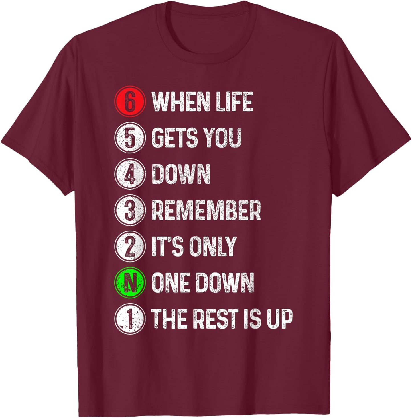 Motorcycle gears biker motocross motorcyclist gift T-Shirt - T-Shirt | Maroon