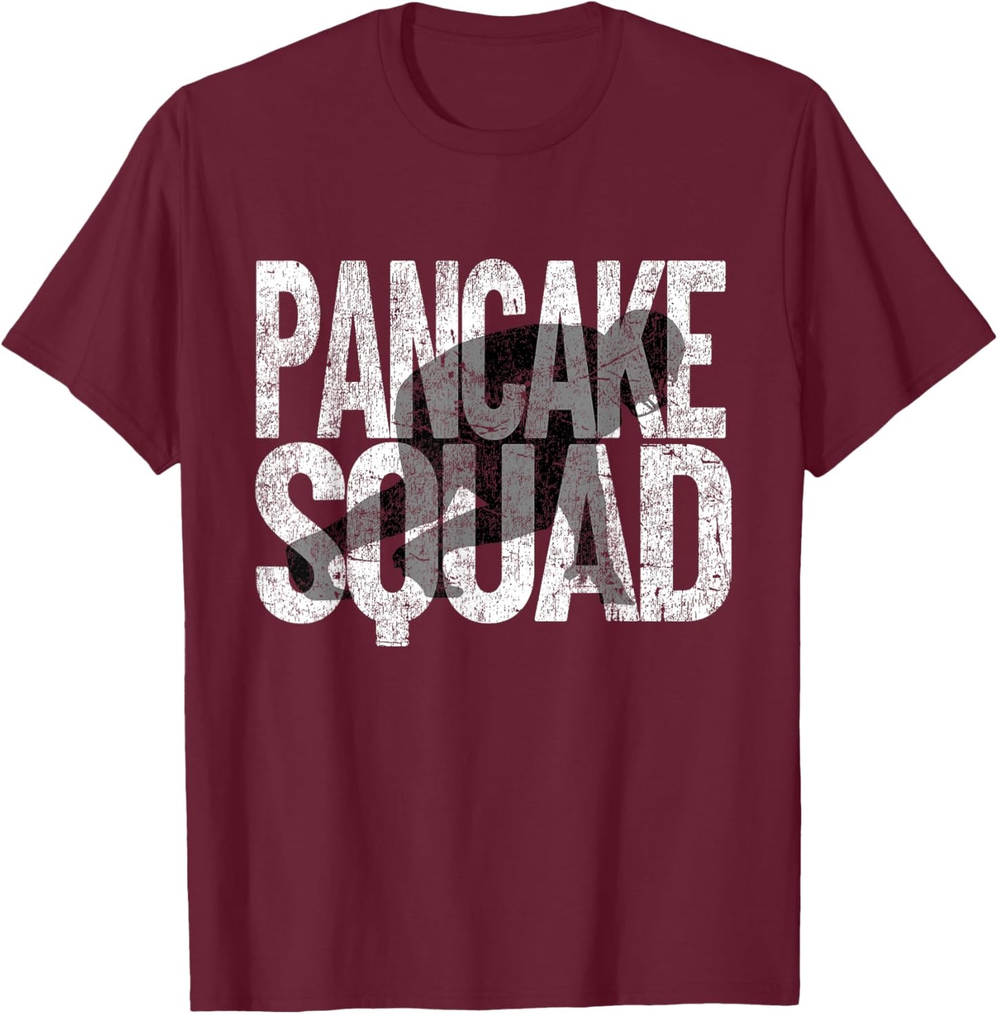 Football Lineman Pancake Squad Football Player Graphic T-Shirt - T-Shirt | Maroon