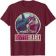 Retro Ocean Animal Family Girls Gift Predator Sister Shark T-Shirt - T-Shirt | Maroon