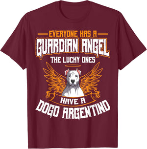 Dogo Argentino Breeder Hunting Dog Breed Owner Fur Parent Men Women T-Shirt - T-Shirt | Maroon