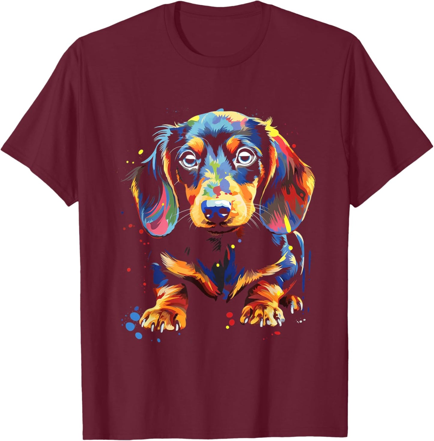 Dachshund Dachshund Puppy Best Dog Pet Dog T-Shirt - T-Shirt | Maroon