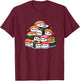 Kawaii Anime Sushi Kids Boys Girls T-Shirt - T-Shirt | Maroon