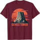 Devils Tower Wyoming, Devils Tower Tour, Devils Tower T-Shirt - T-Shirt | Maroon