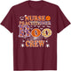 Nurse Practitioner Boo Crew Funny Halloween T-Shirt - T-Shirt | Maroon