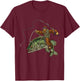 Crappie Fishing Bigfoot Panfishing Fishermen T-Shirt - T-Shirt | Maroon
