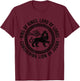 Lion of Judah Reggae Music Rastafari Hebrew Israelite T-Shirt - T-Shirt | Maroon