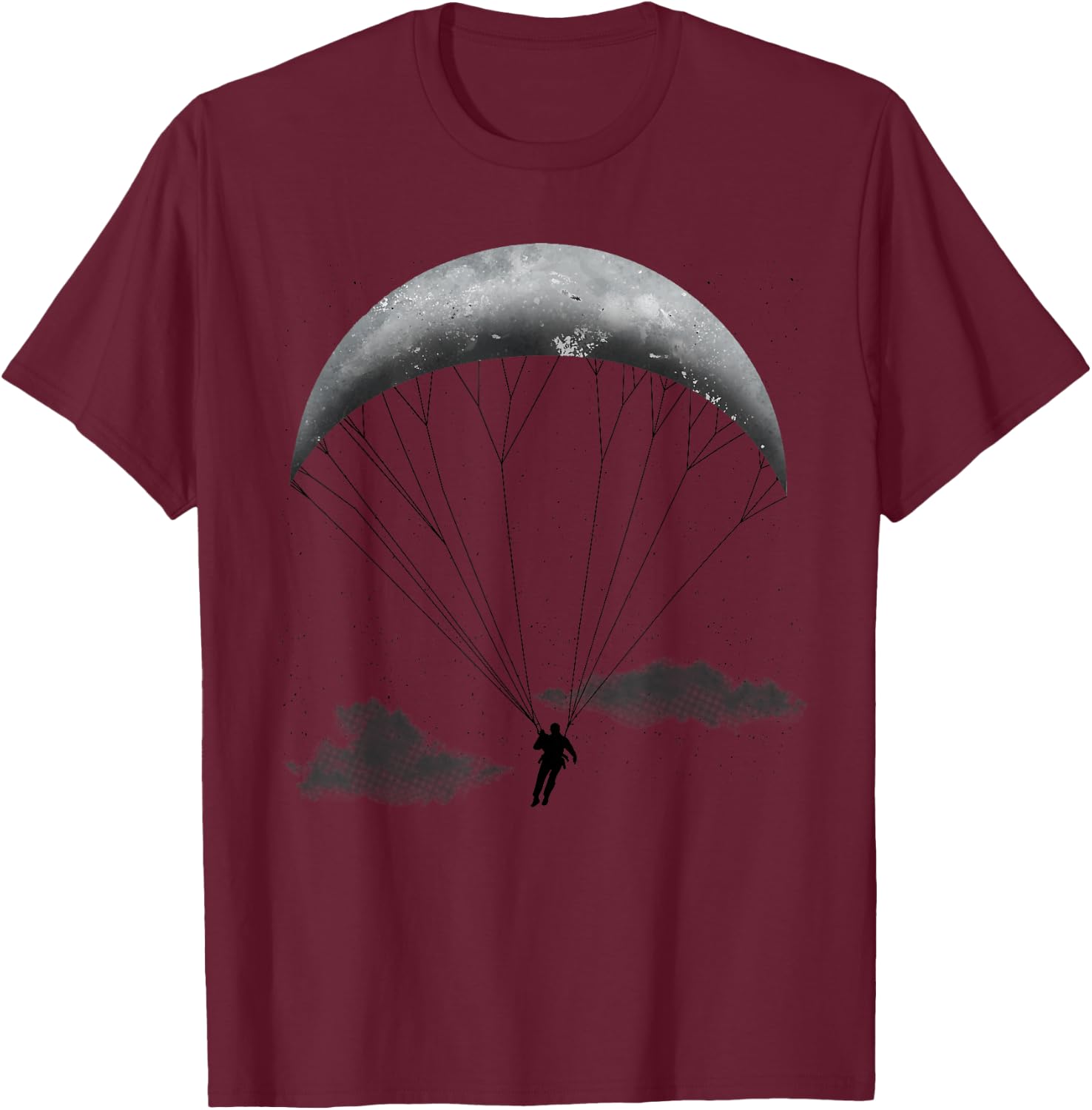 Paragliding Art Women Paraglide Paramotor Paraglider T-Shirt - T-Shirt | Maroon