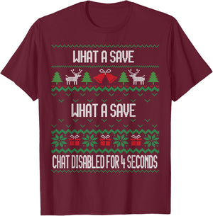 What A Save Chat Disabled Vintage Retro Rocket Soccer Game T-Shirt - T-Shirt | Maroon