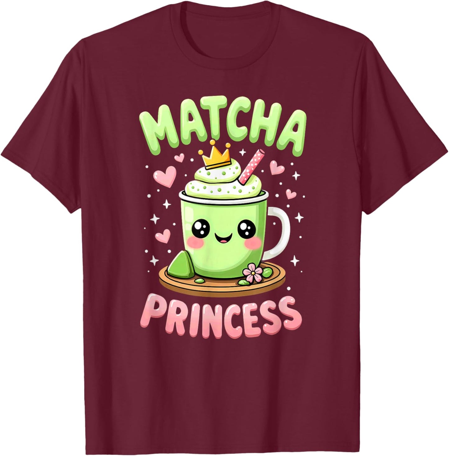 Matcha Princess Halloween T-Shirt - T-Shirt | Maroon