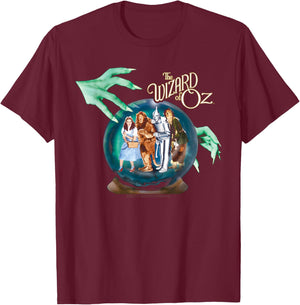 The Wizard of Oz Crystal Ball T-Shirt - T-Shirt | Maroon