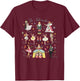 Christmas Nutcracker Ballet Sugar Plum Fairy King Holiday T-Shirt - T-Shirt | Maroon