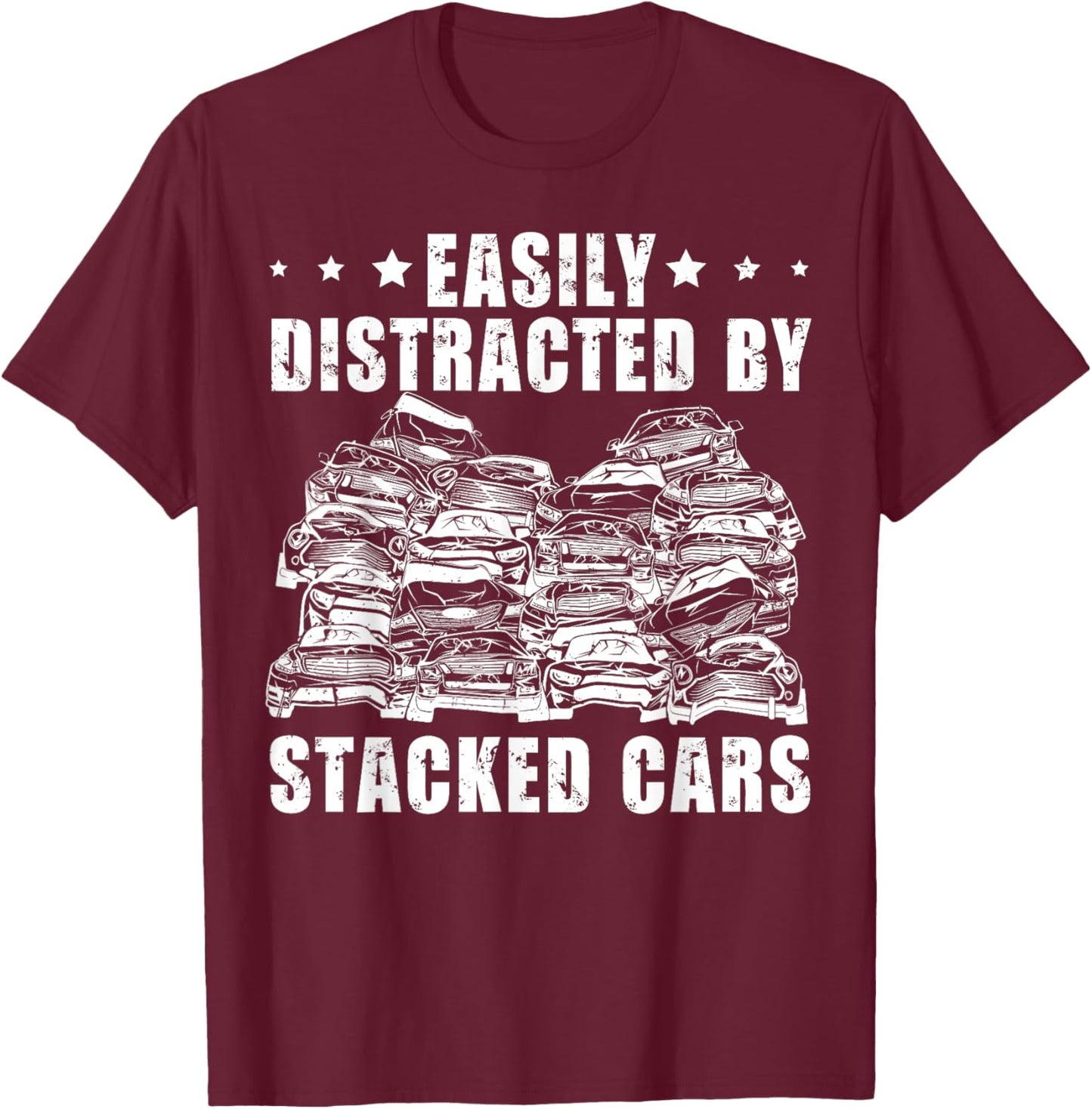 Scrapyard & Junkyard Life Quote for a Junkyard Worker T-Shirt - T-Shirt | Maroon