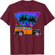 Beautiful woody surf wagon , Great and Boys T-Shirt - T-Shirt | Maroon