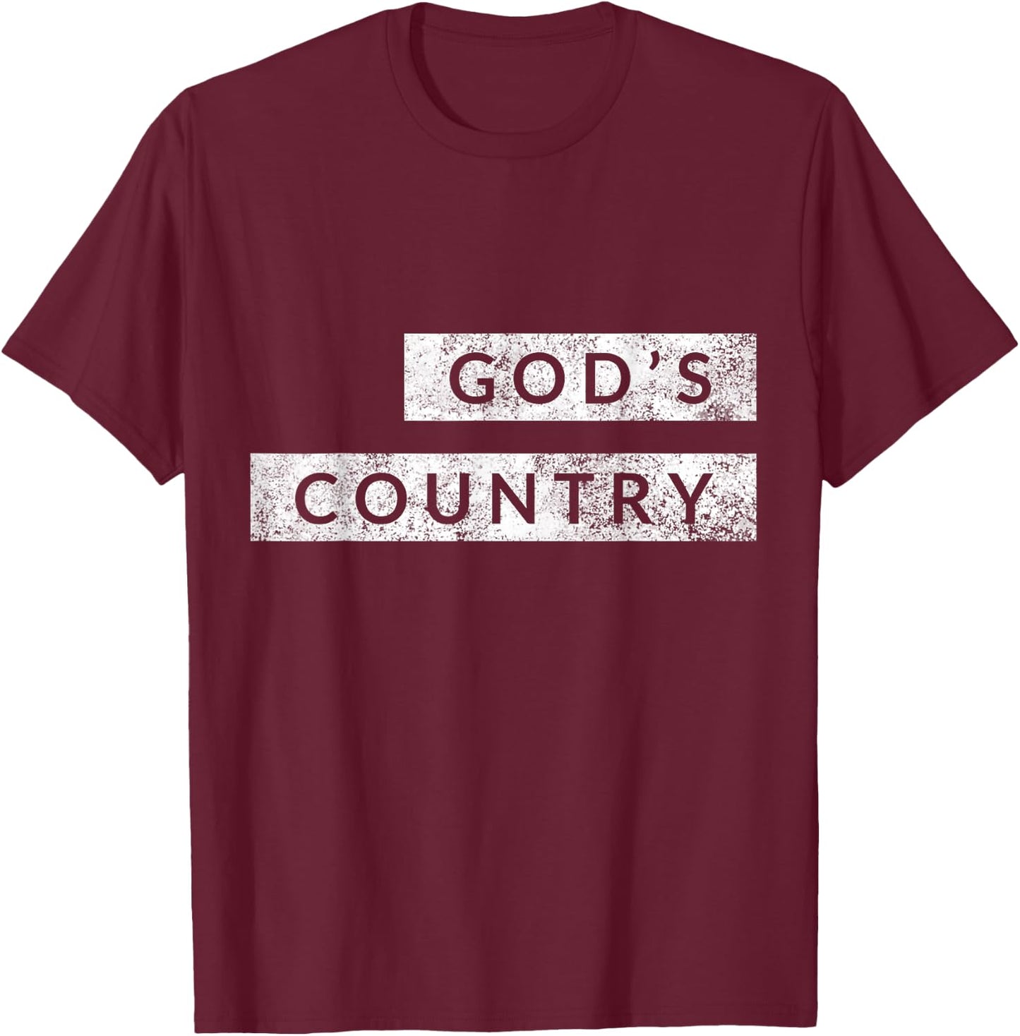 God's Country American Blake Concert T-Shirt - T-Shirt | Maroon