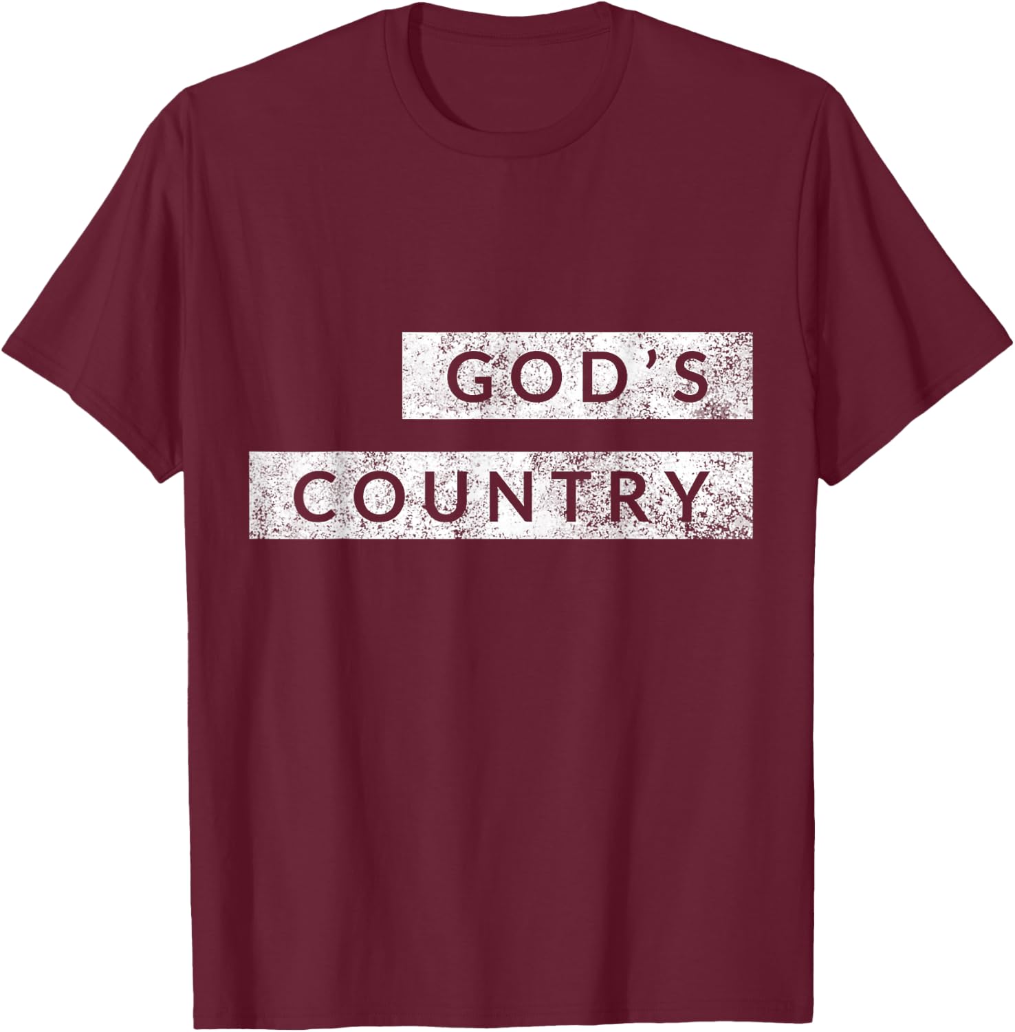 God's Country American Blake Concert T-Shirt - T-Shirt | Maroon